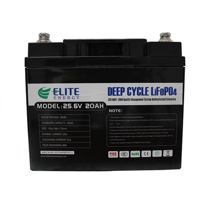 4000 tot 6000 Keer 512Wh 20Ah 24V LiFePO4 Batterij voor Energieopslag