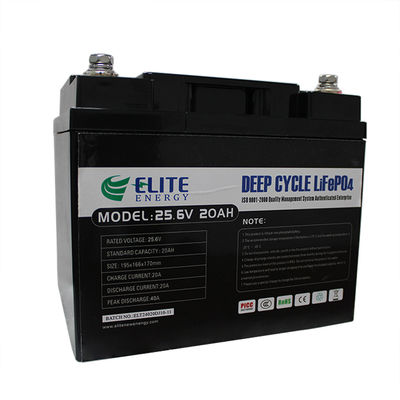 De waterdichte Batterij van IP65 20Ah BMS 24V LiFePO4 voor Elecrtic-Voertuigen