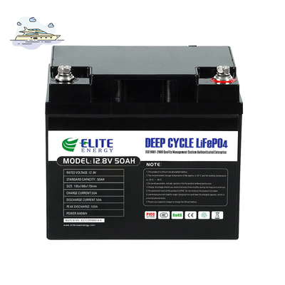 Diepe Cyclus12.8v 50Ah 12V LiFePO4 Batterij voor Macht en Zonneopslagsysteem