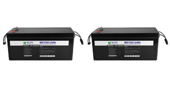 De Batterij Hoge Veiligheid van de fosfaatcaravan 2560Wh 200Ah 12V LiFePO4