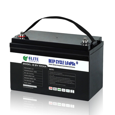 Navulbaar de Batterij12v 100Ah Lithium Ion Battery For ESS van 12V LiFePO4