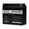 Duurzame 12V 15Ah IP54 Draagbaar Li Ion Battery Optional Bluetooth